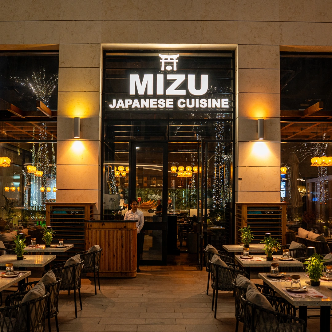 Mizu Japanese Cuisine restaurant founded in Downtown Dubai